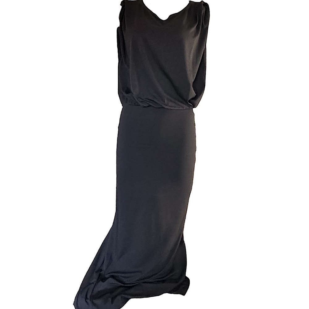 TUWE Black Jersey Dress